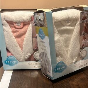 Women's Ultra-Soft Spa Robe Set - White